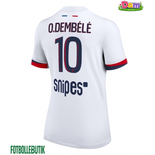 Paris Saint-Germain Ousmane Dembele #10 Bortatröja Kvinnor 2025-26 Kortärmad